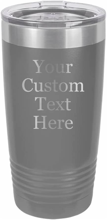 Custom Engraved 20 oz Polar Mug - Add Your Text, Logo, Photo