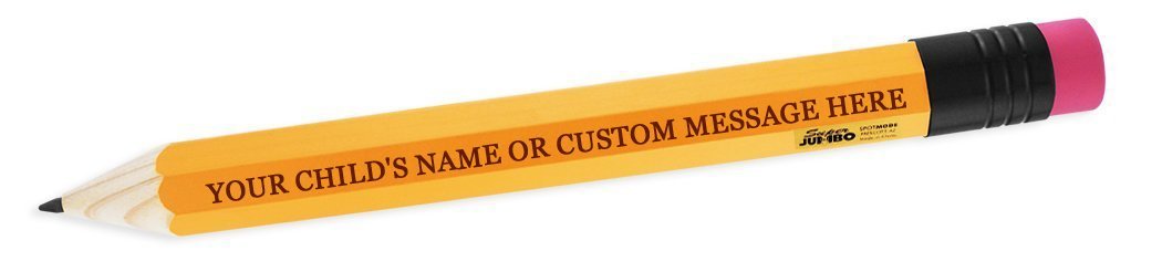 Custom Engraved Super Jumbo Giant Pencil - Add Your Text