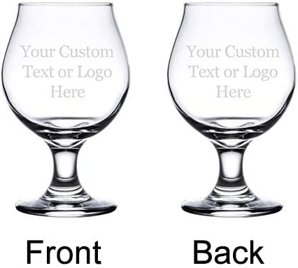Custom Engraved 16oz Tulip Glass - Add Your Text or Logo