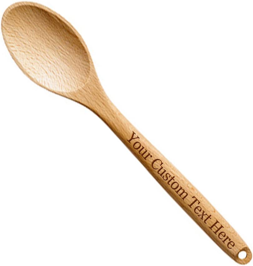 Customized Engraved OR Color Printed Wooden Spoons or Fork - Add Your Text - Available in 2 and 3 piece sets!