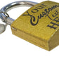 Customized Engraved Brass Lock with Key - Add Your Text or Logo