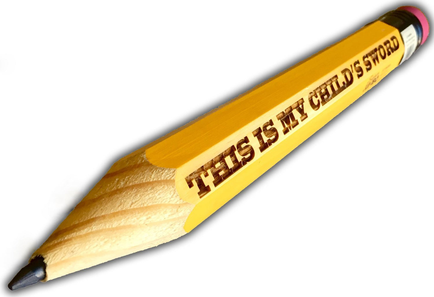 Custom Engraved Super Jumbo Giant Pencil - Add Your Text