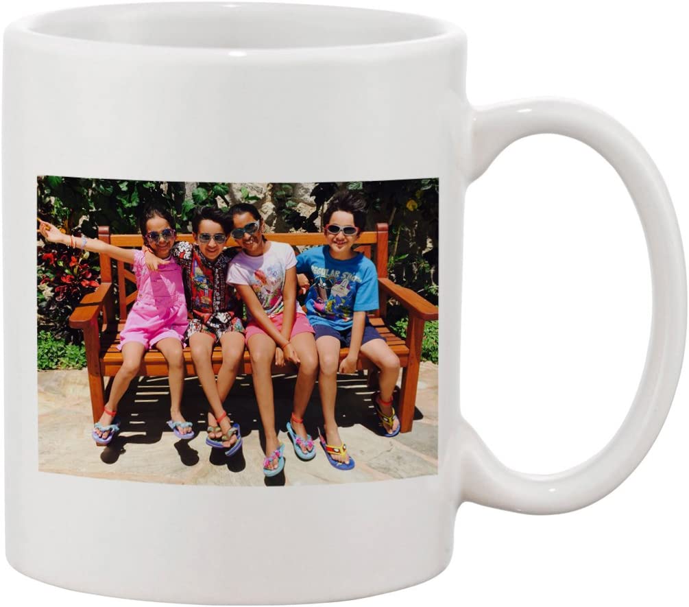 Custom Color Printed 11oz Coffee Mug - Add Your Text, Logo, Photo