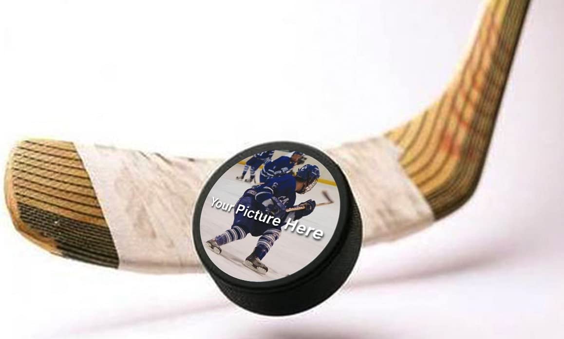 Customized Color Printed Hockey Puck - Add Your Text, Logo, or Photo