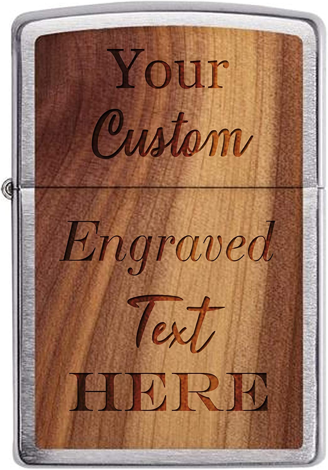 Custom Engraved Woodchuck Zippo Lighter - Add Your Text, Logo, Photo – Hat  Shark
