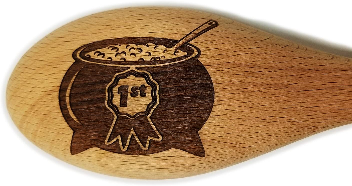 1st Place Chili Cook Off - Engraved Wooden Spoon