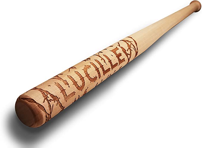 Novelty Engraved Toy Baseball Bat - Multiple Designs and Size Options