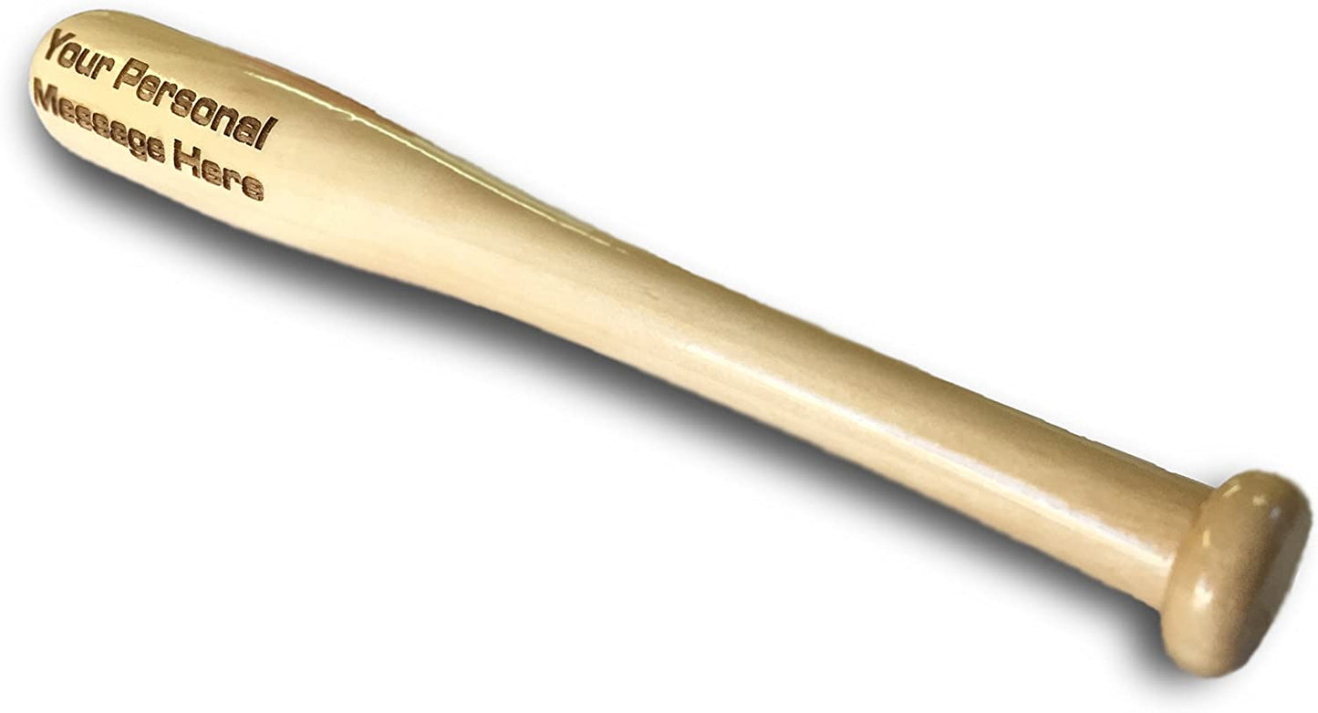 Customized Engraved Mini Toy 7 Inch Baseball Bat - Add Your Text