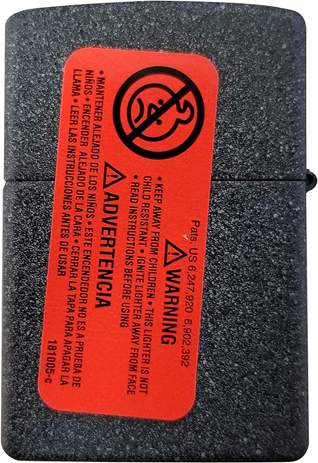 Flaming Bad Punishing Skull - Iron Stone Zippo Lighter