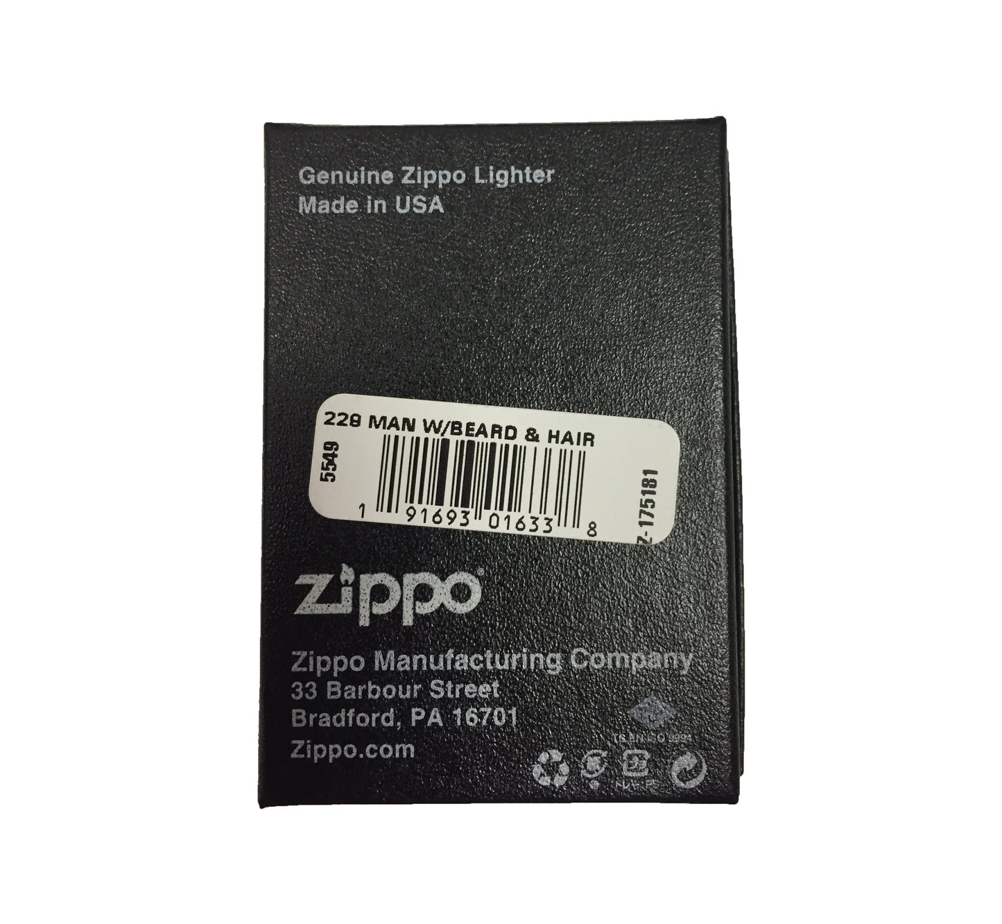 Poseidon with the Sea in His Hair - Royal Blue Matte Zippo Lighter