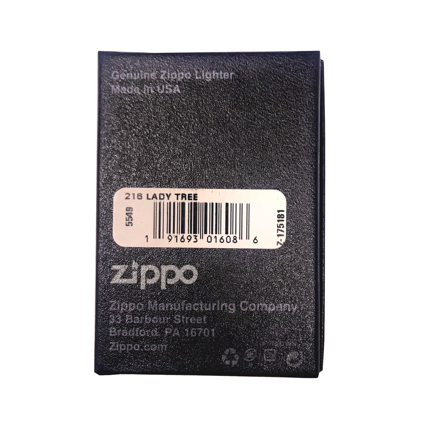 Forest Nymph Lady Tree Woman - Cream Matte Zippo Lighter