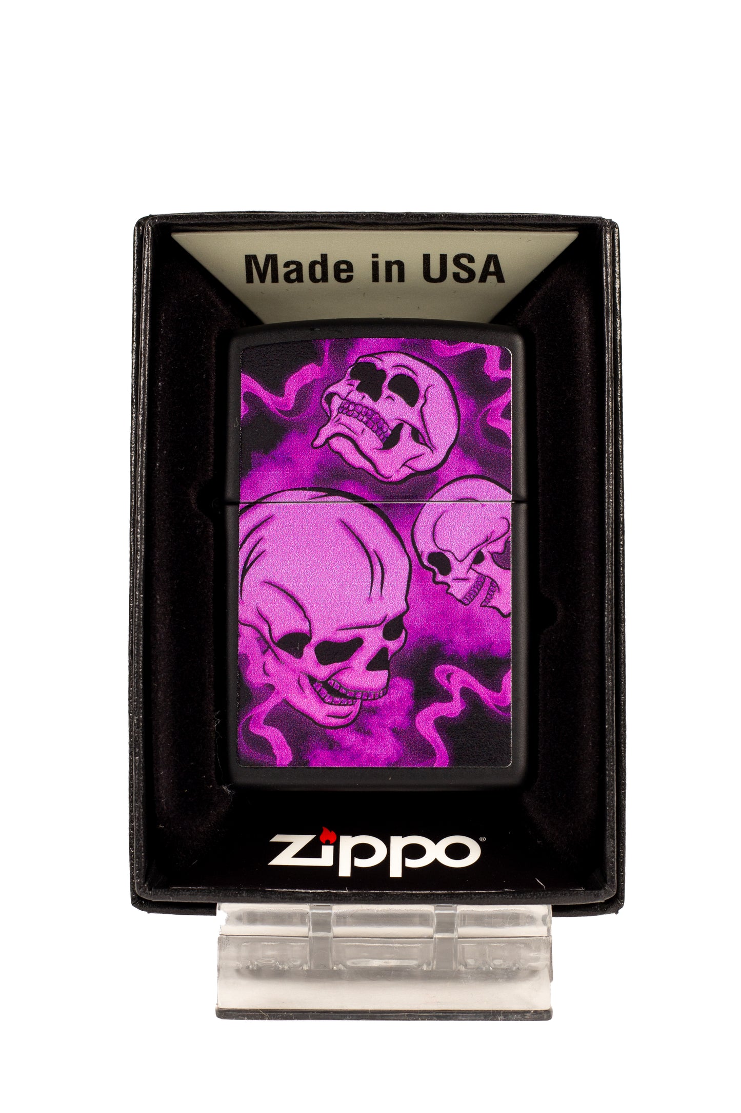 Glowing Laughing Skulls Zippo Lighters