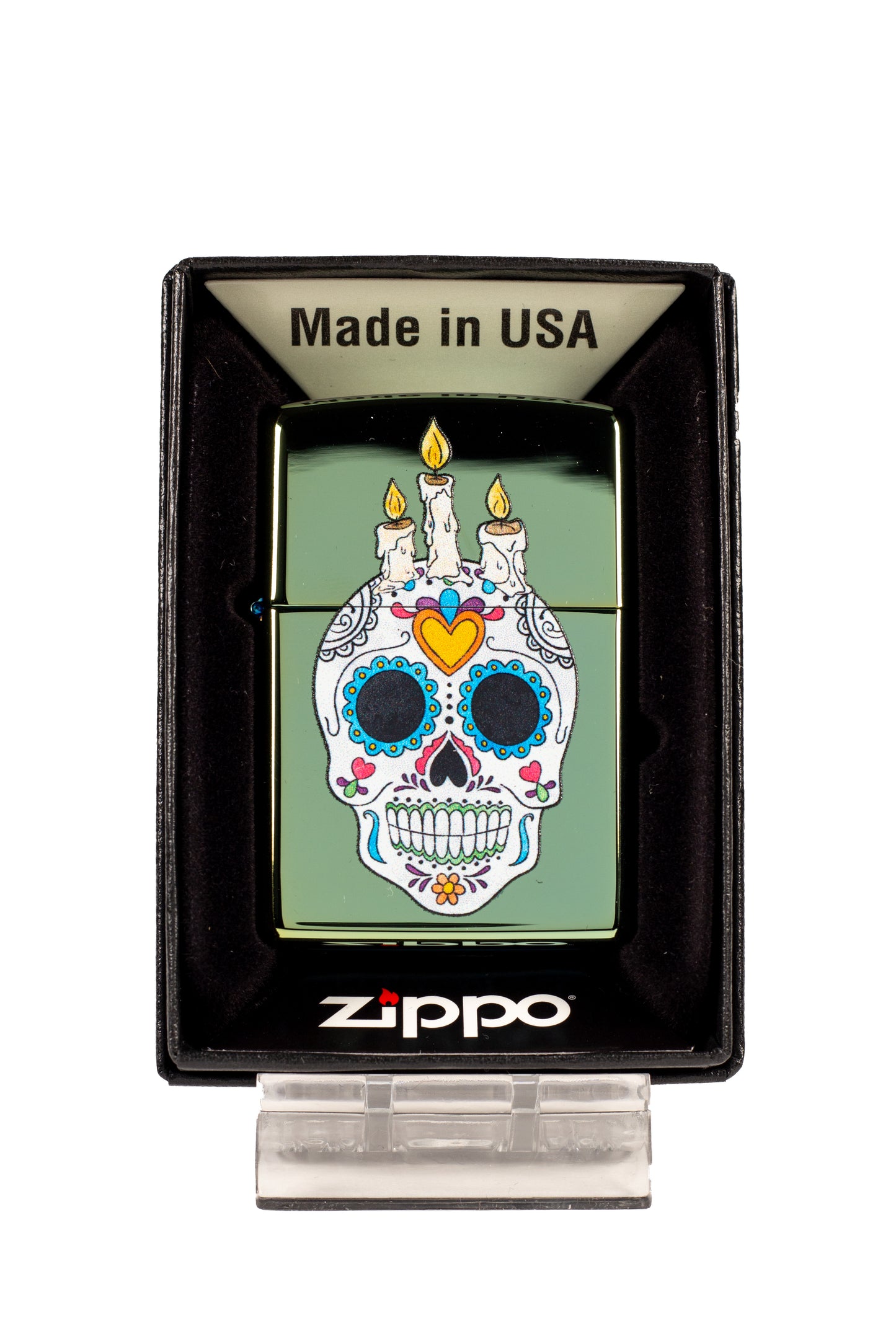 Hat Shark Sugar Skull Zippo Lighters