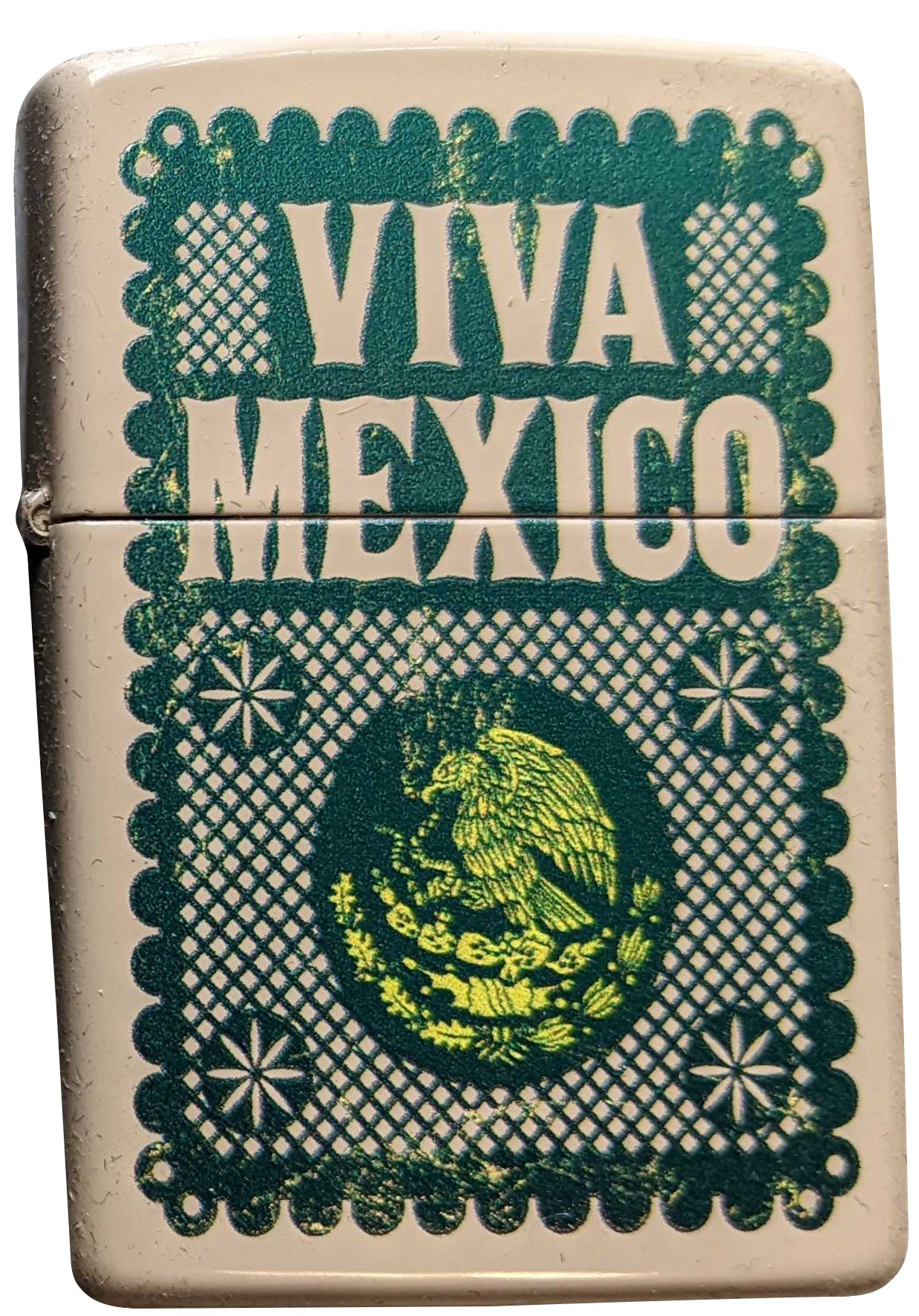 Viva Mexico Cry of Dolores - Flat Sand Zippo Lighter
