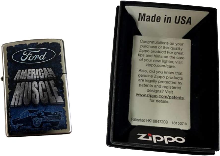 Ford American Muscle - Street Chrome Zippo Lighter