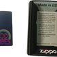 Good Vibes Rainbow and Thumbs Up - Navy Matte Zippo Lighter