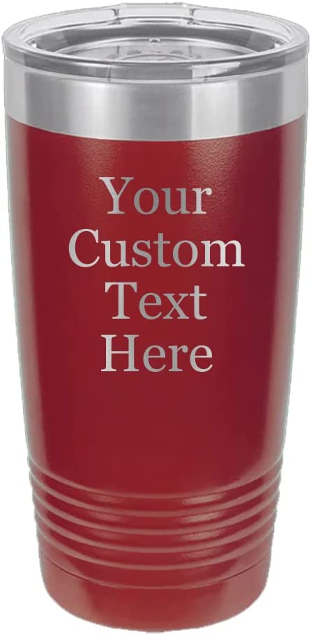 Custom Engraved 20 oz Polar Mug - Add Your Text, Logo, Photo
