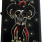 Lisa Parker Skull Jester of Death - Black Matte Zippo Lighter