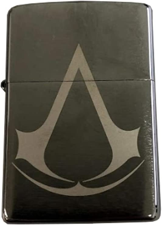 Assassin's Creed Video Game Logo - Brushed Chrome Zippo Lighter