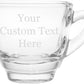 Custom Engraved 2.75 oz Espresso Coffee Shot Glass - Add Your Text