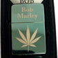 Bob Marley Leaf - Engraved High Polish Green/Chameleon Zippo Lighter