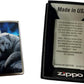 Lisa Parker Guardian of the North White Arctic Wolf - Street Chrome Zippo Lighter