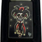 Lisa Parker Skull Jester of Death - Black Matte Zippo Lighter