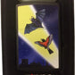 Bat and Sidekick Bird Parody in the City at Night with Signal Light - Black Matte Zippo Lighter