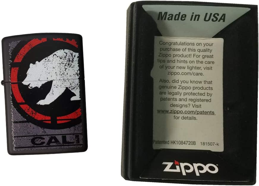 metal gear solid lighter Cali Bear Silhouette