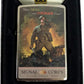US Army Signal Corps Soldier Courage - Brushed Chrome Zippo Lighter