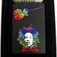 Bob Marley Rainbow Text and Guitar - Black Matte Zippo Lighter