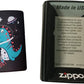 Explore the Universe with the Astro Dino - Black Matte Zippo Lighter