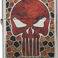 Skull Mosaic Design - Fusion High Polish Chrome Zippo Lighter