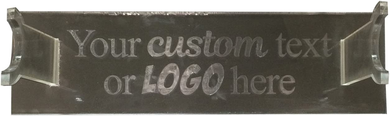 Customized Engraved OR Color Printed Acrylic Baton Holder Display Stand - Add Your Text or Logo