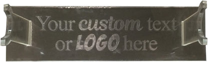 Customized Engraved OR Color Printed Acrylic Baton Holder Display Stand - Add Your Text or Logo