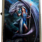 Anne Stokes Sorceress with Dragon - Street Chrome Zippo Lighter