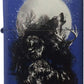Call of the Wild Wolf, Lion, Tiger, Deer Animals and Moon - Royal Blue Matte Zippo Lighter
