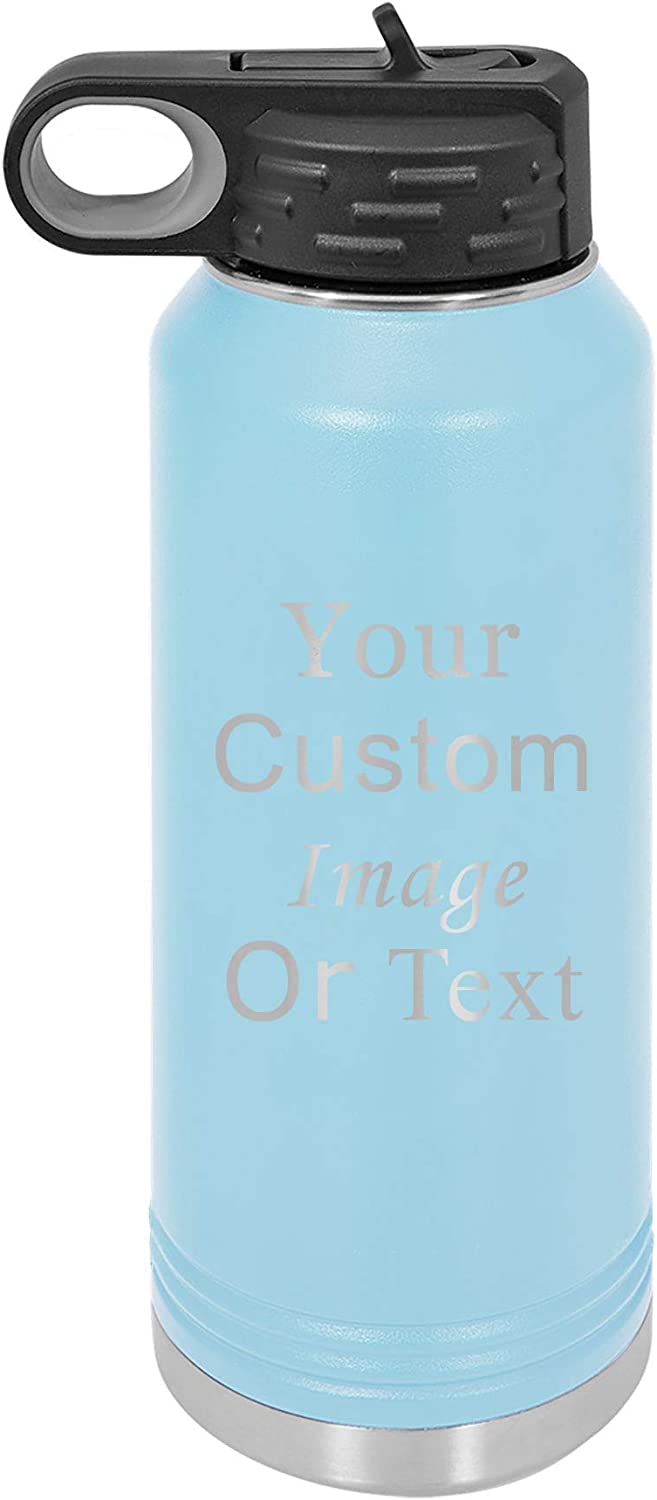 Customized Engraved Polar Water Bottle - Add Your Text or Logo