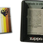 Bear Gay LGBTQ Pride Flag with Paw - Brushed Chrome Zippo Lighter