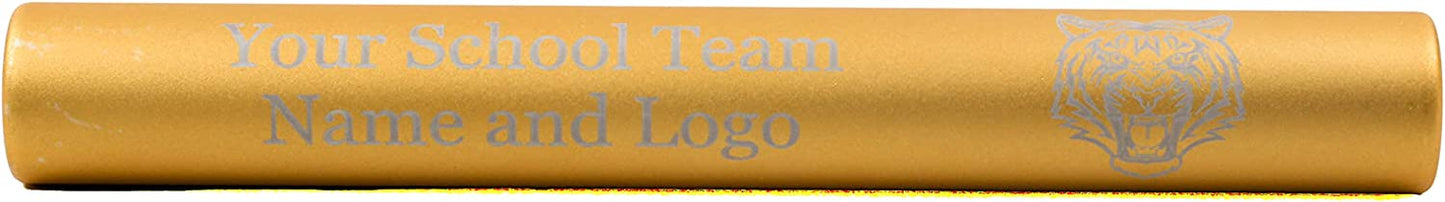 Custom Engraved Aluminum Track and Field Relay Baton - Add Your Team Name or Logo