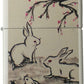 Bunnies Under Branch - White Matte Zippo Lighter