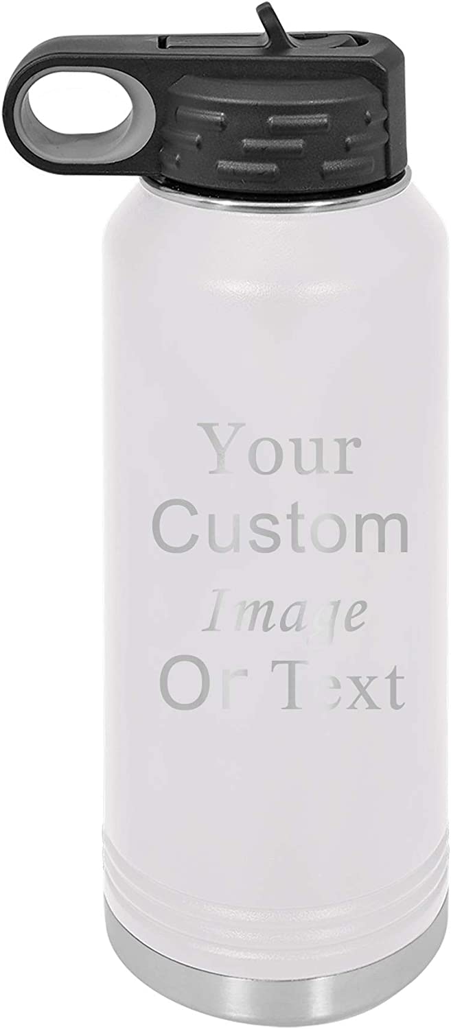 Customized Engraved Polar Water Bottle - Add Your Text or Logo