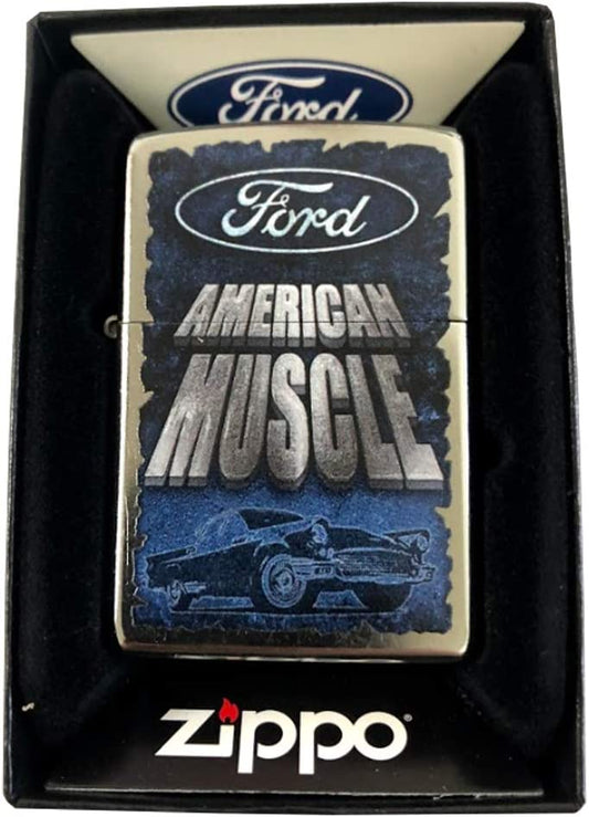 Ford American Muscle - Street Chrome Zippo Lighter