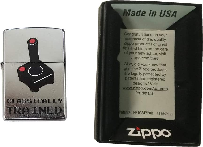 Classically Trained Joystick - Street Chrome Zippo Lighter