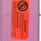 Flowered Sugar Skull Woman - Pink Matte Zippo Lighter