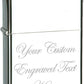 Custom Engraved Vector KGM Thunderbird Vintage Metal or Matte Lighter - Add Your Text, Logo, Photo