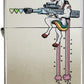 Flying Unicorn with Gun - Street Chrome Zippo Lighter