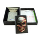 American Flag on Skull - Black Matte Zippo Lighter