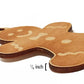 Gingerbread Man Cookie Cutout Laser Engraved Wooden Christmas Tree Ornament Gift Seasonal Decoration