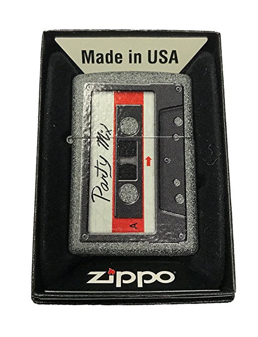 Awesome Party Mix Tape - Iron Stone Zippo Lighter